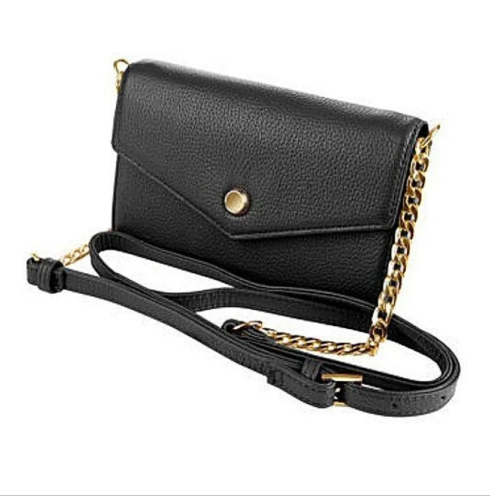 Stella and Max Leather Crossbody Smartphone Chain Wallet